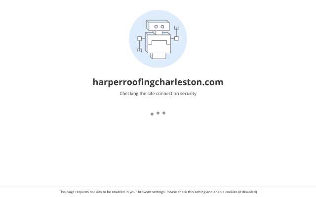 Harper Roofing Company's page as the assistant saw it