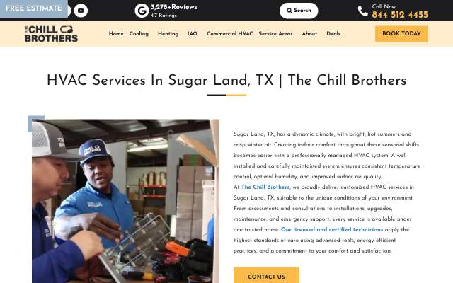 The Chill Brothers's page as the assistant saw it