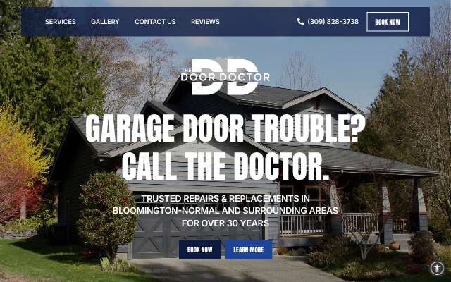 The Door Doctor's page as the assistant saw it