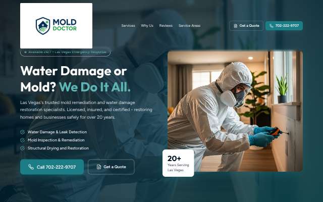 Page cited for Mold Doctor Vegas