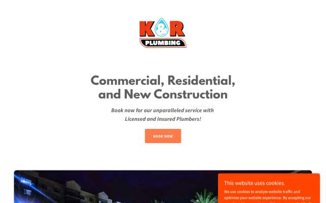 K and R Plumbing, LLC's page as the assistant saw it