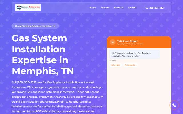 Icon Plumbing (Memphis)'s page as the assistant saw it