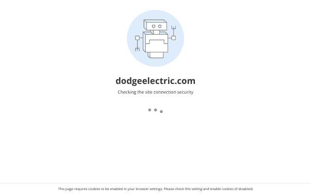 Dodge Electric's page as the assistant saw it