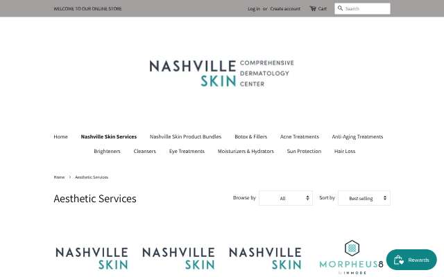 Page cited for Nashville Skin