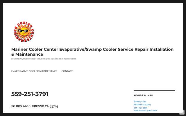 Fresno Heating And Cooling's page as the assistant saw it