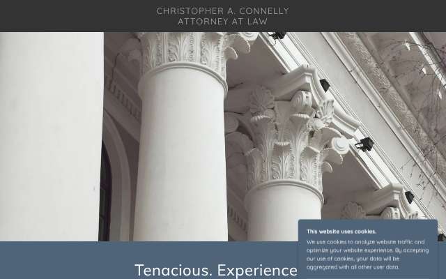 Connelly Defense's page as the assistant saw it