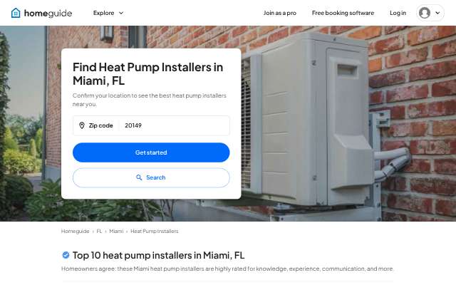 A/C Technologies's page as the assistant saw it