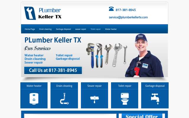 plumberkellertxco's page as the assistant saw it