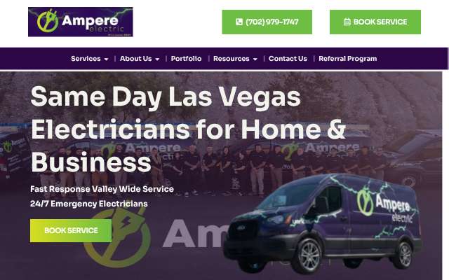 Page cited for Ampere Electric
