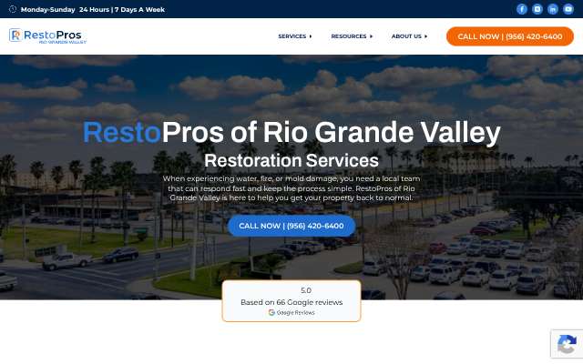 Page cited for RestoPros of Rio Grande Valley