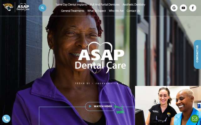 Page cited for ASAP Dental Care
