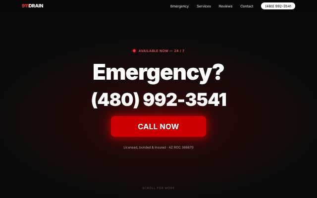 911 Drain's page as the assistant saw it