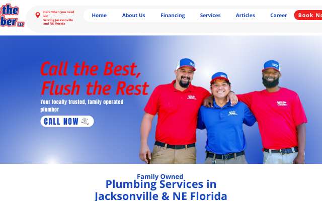 Justin The Plumber LLC's page as the assistant saw it