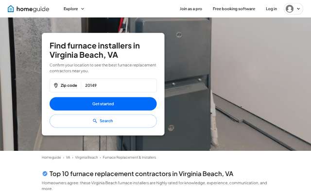 White Goods Services, Inc.'s page as the assistant saw it