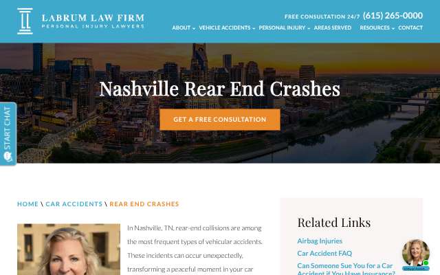 Labrum Law Firm (Harlene Labrum)'s page as the assistant saw it