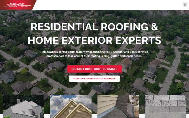 Page cited for L. H. Krueger and Son, Inc.