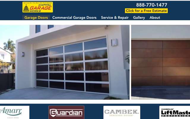 Capital Garage Works's page as the assistant saw it