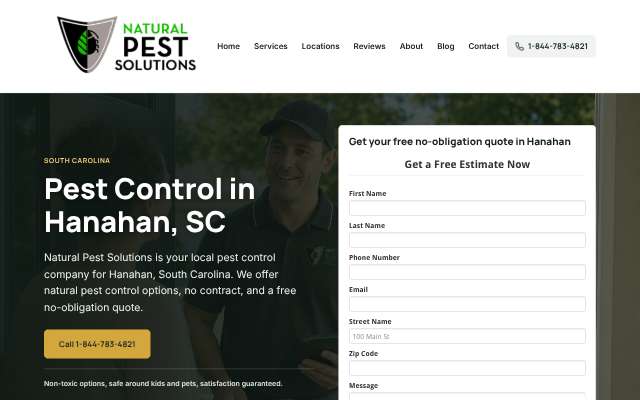 Page cited for Natural Pest Solutions