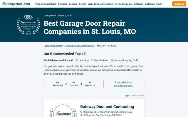 Page cited for Garage Door Gurus