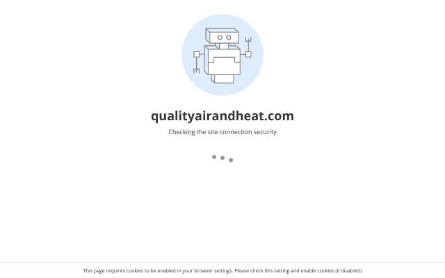 Quality Air and Heat's page as the assistant saw it
