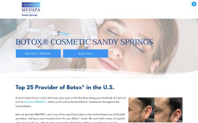 dermani MEDSPA - Sandy Springs's page as the assistant saw it