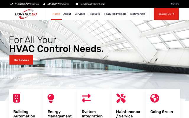 Controlco Inc.'s page as the assistant saw it