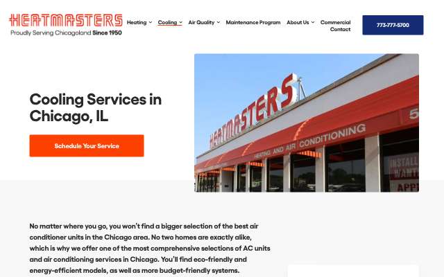 Heatmasters's page as the assistant saw it