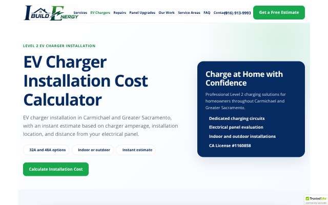 Page cited for I Build Energy