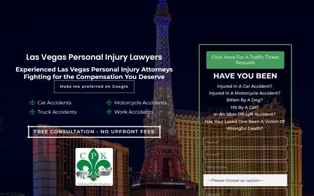 Craig P. Kenny & Associates's page as the assistant saw it