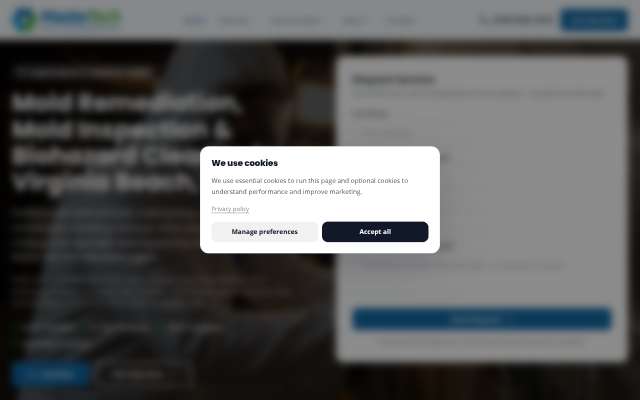 Page cited for Mastertech Environmental of Virginia Beach