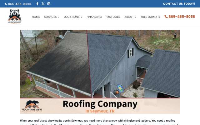 Page cited for Mountain View Exteriors