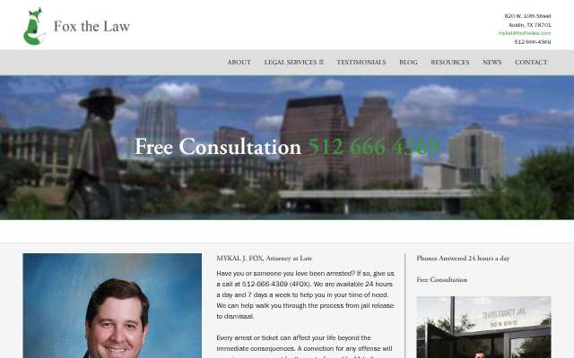 Page cited for Mykal J. Fox