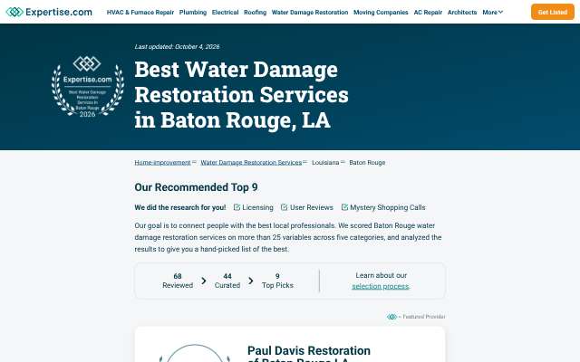 Page cited for United Fire & Water Damage of Louisiana, LLC