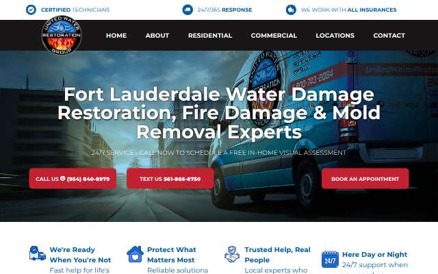 Page cited for United Water Restoration Group