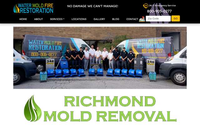 Page cited for Water Mold Fire Restoration of Richmond