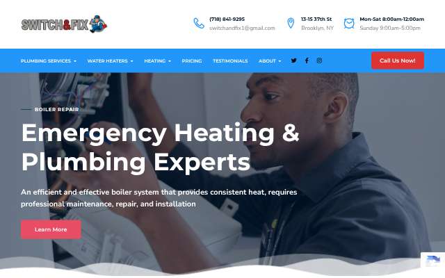 Page cited for Switch & Fix Plumbing & Heating