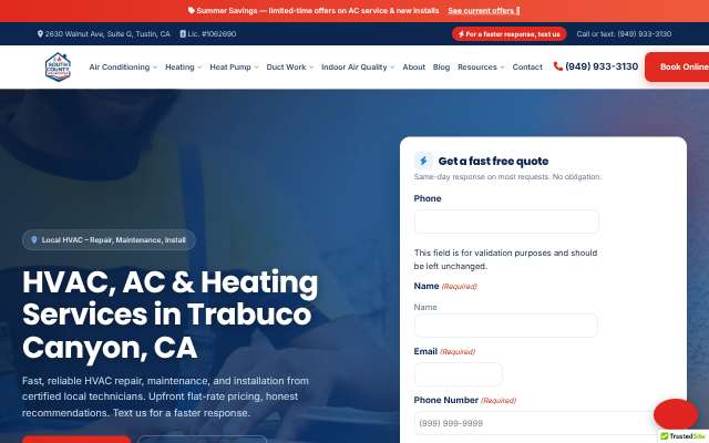 South County Air Services's page as the assistant saw it