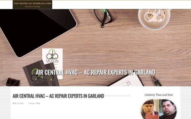 Air Central HVAC's page as the assistant saw it