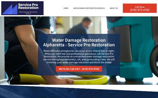 Page cited for Alpharetta Restoration Service