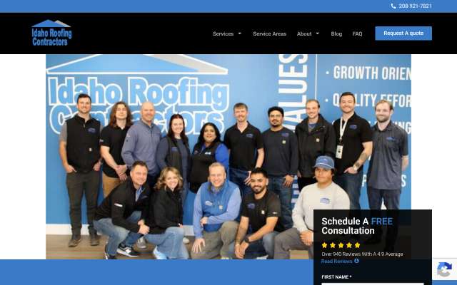 Page cited for Idaho Roofing Contractors