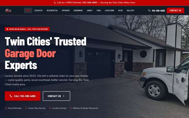 Page cited for JS Garage Door