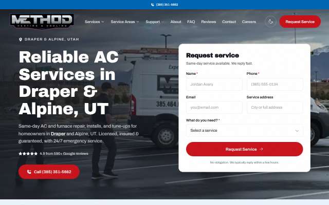 Method Air's page as the assistant saw it