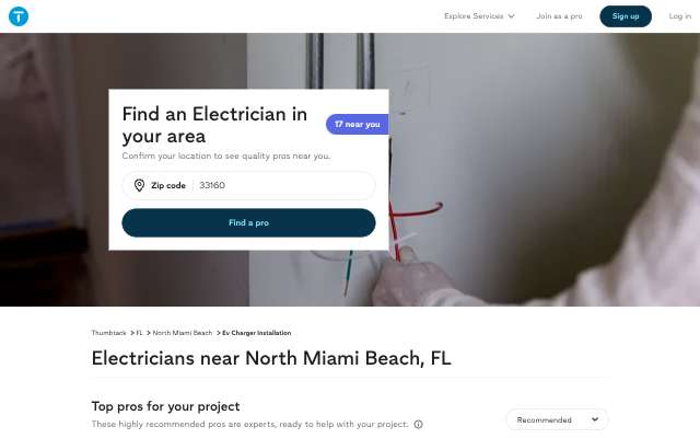 Page cited for ACE Electricians