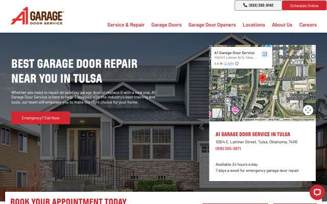 Page cited for A1 Garage Door Service