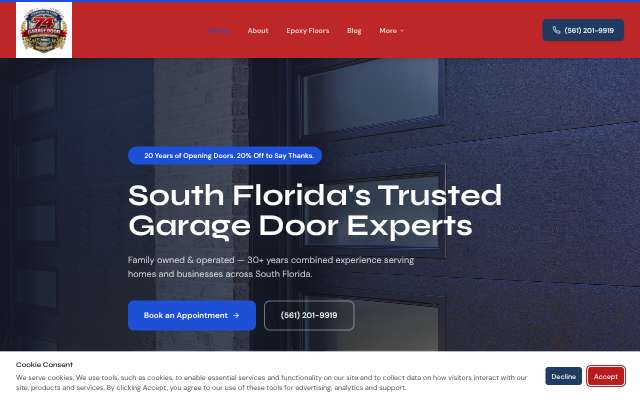 Page cited for 74 Garage Door Company