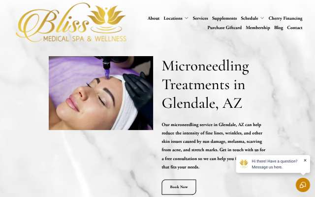 Page cited for Bliss Wellness & Spa