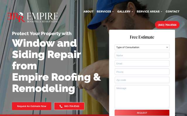 Empire Roofing & Remodeling LLC's page as the assistant saw it