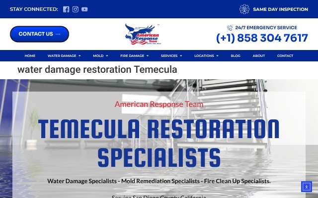 American Response Team's page as the assistant saw it
