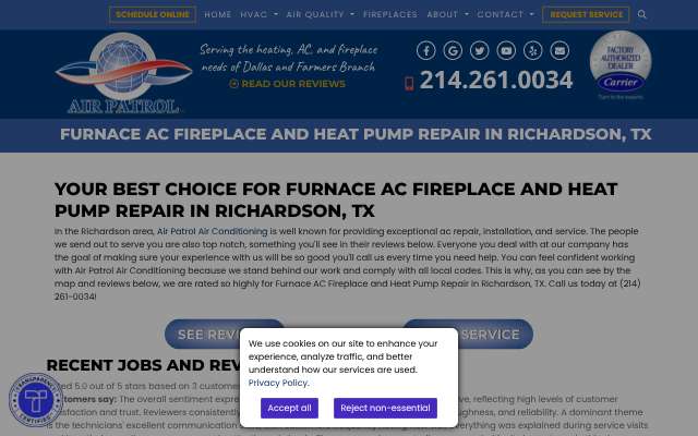 Air Patrol AC's page as the assistant saw it
