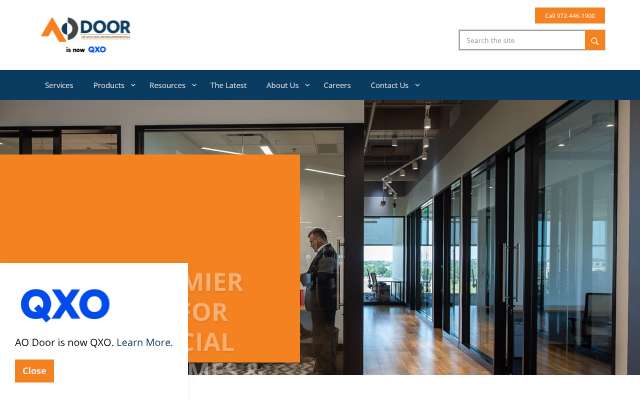 AO Door's page as the assistant saw it